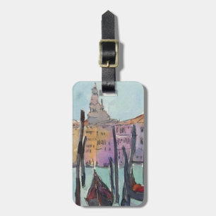 Destinationer   Två Gondolas i Venedig Sketch Bagagebricka