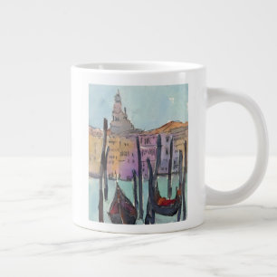 Destinationer  Två Gondoler i Venedig Sketch Jumbo Mugg