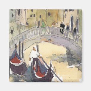 Destinationer Venedig Plein Luft Gondola Ride Magnet