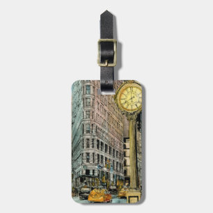 Destinationer Vintage Femte handelsplatsen Bagagebricka
