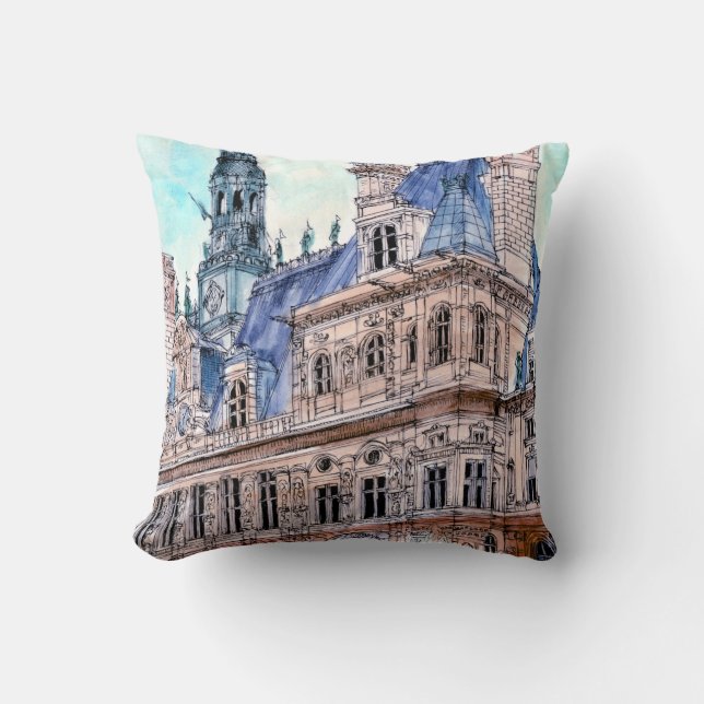 Destinationer | Watercolor Rustic Hotel de Ville Kudde (Framsida)