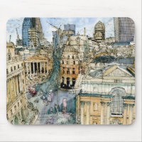 Destinationer | Watercolor Vintage London Street