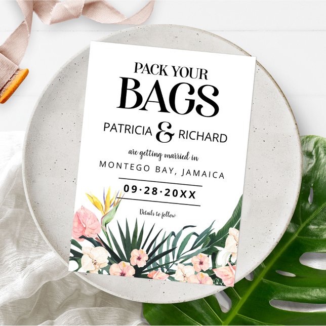 Destinations Tropiskt Bröllop Spara Datum (Skapare uppladdad)