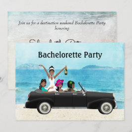 DestinationsBeach Wedding Bachelorette Party Inbjudningar