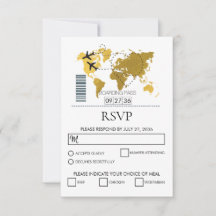 Destinationsboardingpass Bröllop