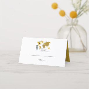 Destinationsboardingpass Bröllop Placeringskort