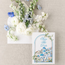 Destinationsbröllop för Medelhavet Spara datumet Inbjudningar