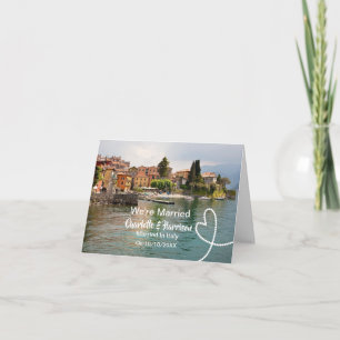 Destinationsbröllop Italien Europa Inbjudan