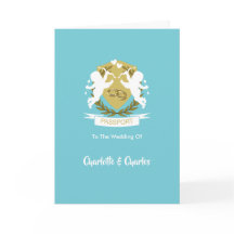 Destinationsbröllop, utländskt fotopass Inbjudan