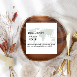 Destinationsfakt för Roligt, bröllop, repetitionsm Pappersservett