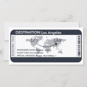 Destinationsflyg för överordnat boardingpass Bilje