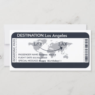 Destinationsflyg för överordnat boardingpass Bilje