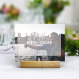 Destinationsfoto för bröllop bordsnummer