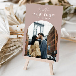 Destinationsfoto för bröllop och Namn Bordsnummer