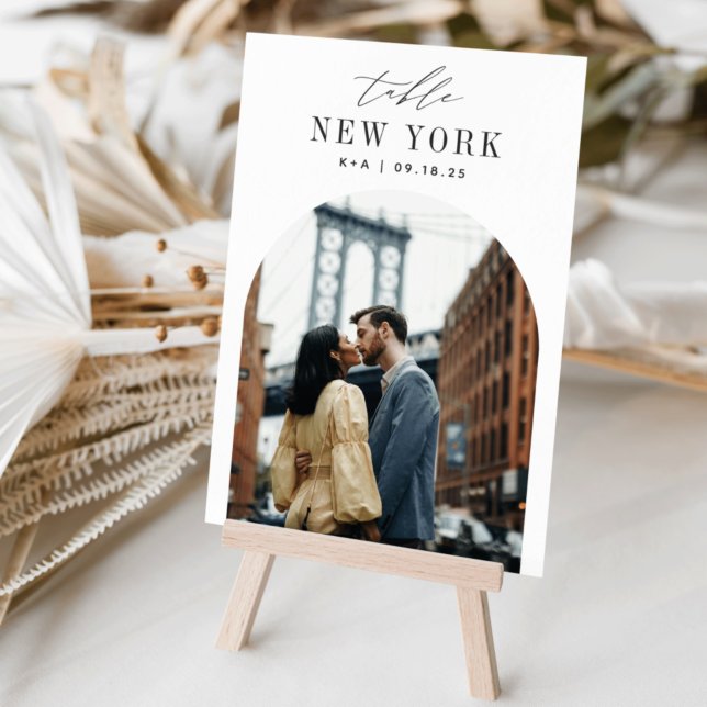 Destinationsfoto för bröllop och Namn Bordsnummer (3.5x5" travel photo table numbers)