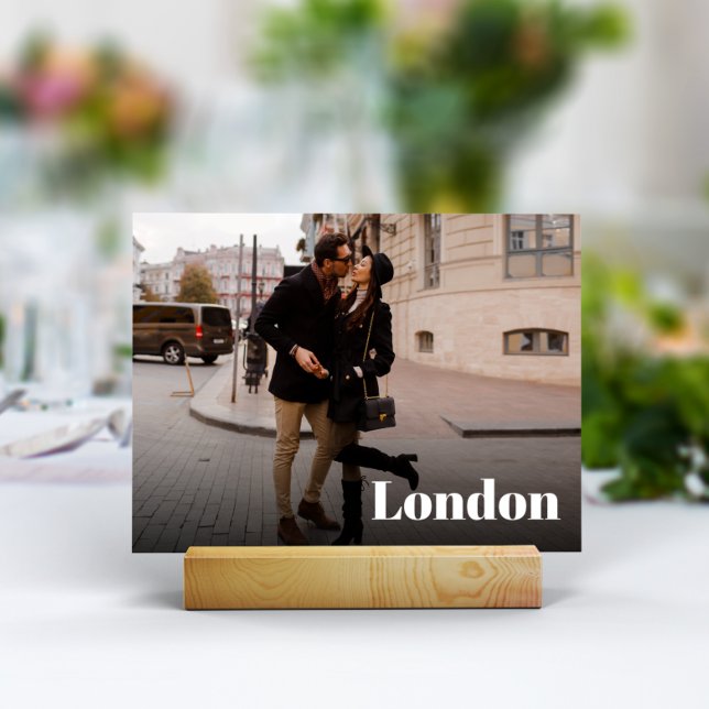 Destinationsfoto för bröllop och Namn Bordsnummer (Skapare uppladdad)