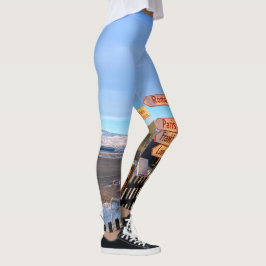 Destinationspost på Grönlands Kangerlussuaq-flygpl Leggings