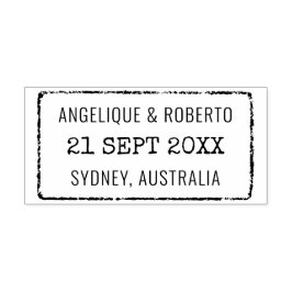 Destinationsresa för Anpassningsbarna Bröllop Pass Stämpel