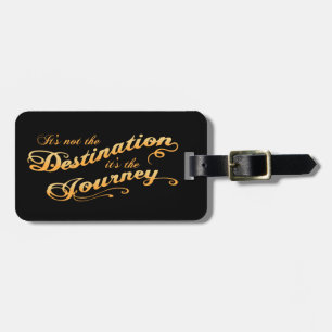 Destinationsresa - txt bagagebricka