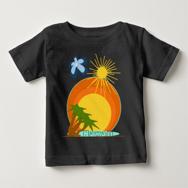 Destinationssemestertröja - Hawaii - - Anpassad Tee (Framsida)