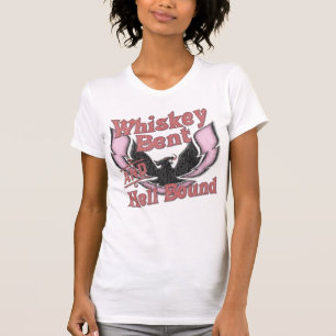Destinerade Whiskeyböjelse & helvete Tee