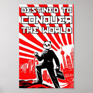 Destinerat att erövra världsaffischen poster