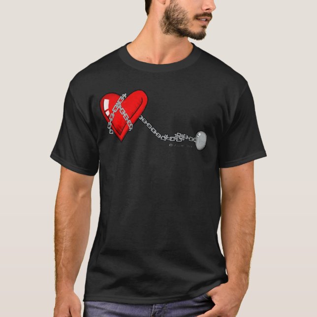 Destinerat förälskat tee shirt (Framsida)