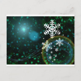 Destiny Digital Snowflake Nature Winter Peace Kärl Vykort