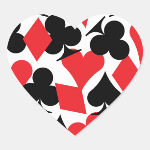 Destiny Las Vegas Bröllop Heart Sticker Hjärtformat Klistermärke
