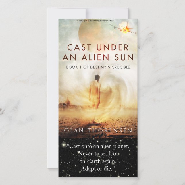 Destiny's Crucible Bok 1 Bookmark/ Tack Kort (Framsida)