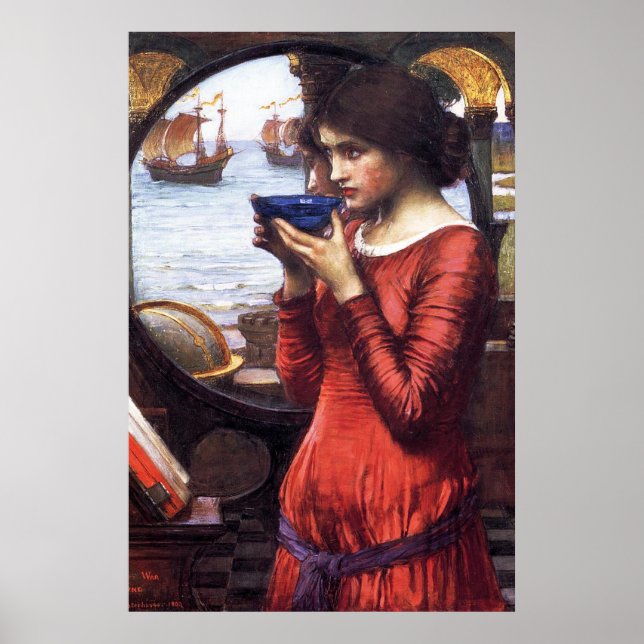 DESTNY, av John William Waterhouse, 1900 Poster (Framsidan)