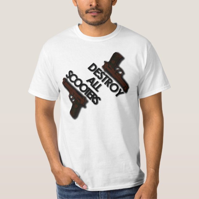 Destory alla sparkcyklar t-shirt (Framsida)