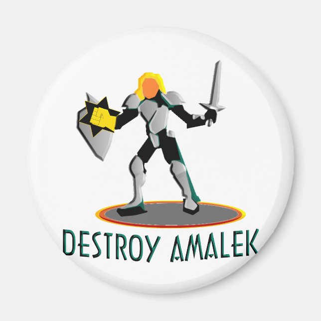Destroy Amalek Magnet (Framsidan)