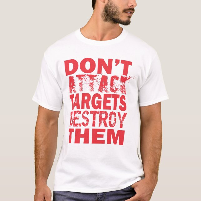 DESTROY ANFALLER INTE T-SHIRT (Framsida)