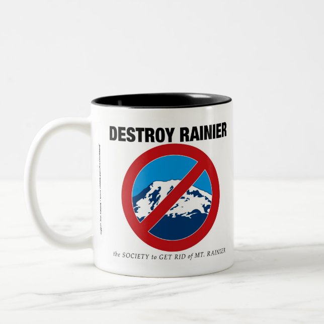 Destroy Rainier Coffee Mugg (Vänster)