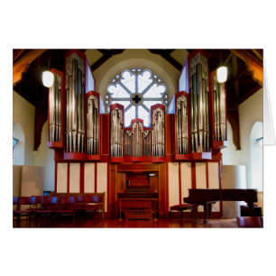 Destroyed leda i rör organ, Merivale, Christchurc OBS Kort