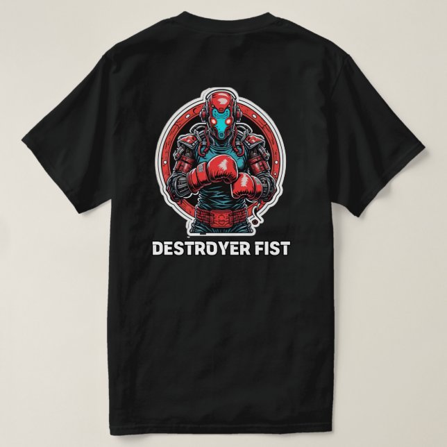 Destroyer fist t shirt (Design baksida)