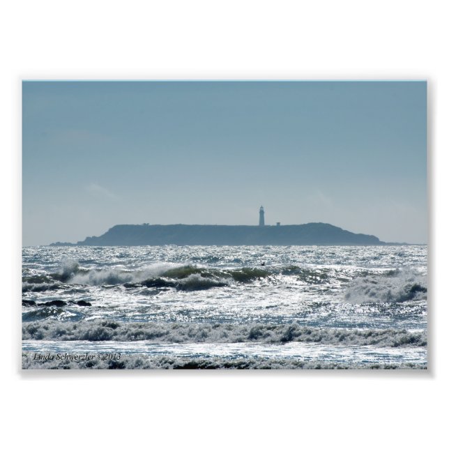 Destruction Island Lighthouse Fototryck (Framsidan)