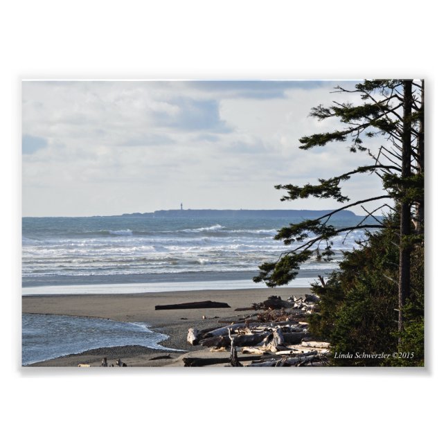 Destruction Island Lighthouse Fototryck (Framsidan)