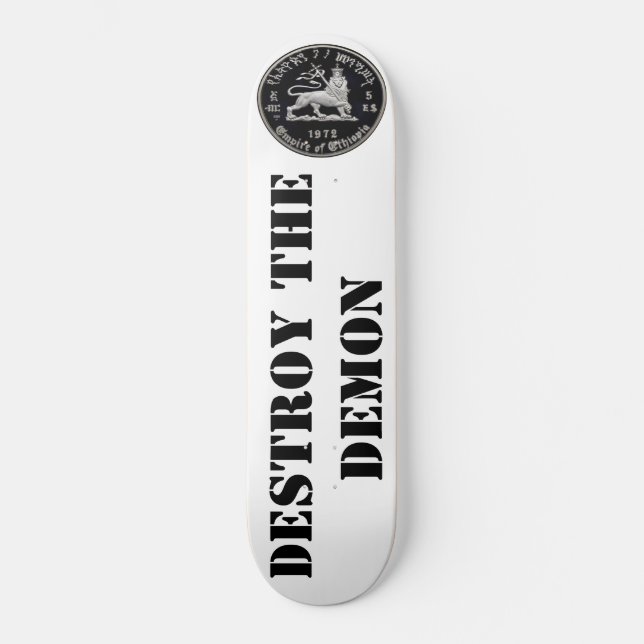 DESTRUERA DEMONEN Skateboard (Framsida)