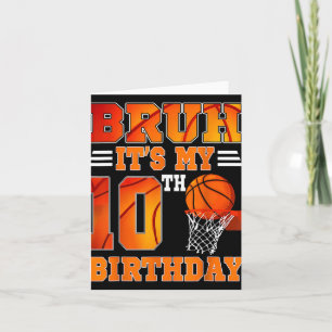 Det 10 år gamla baskettemat för min 10-dagarsdag kort