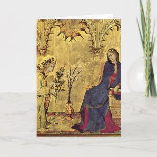 Det 13th århundradet för Annunciation Kort