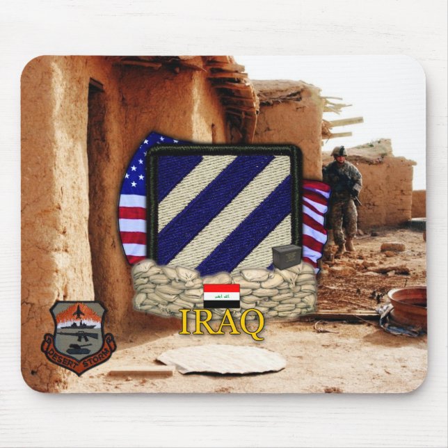 det 3rd infanteriuppdelningsGulfkriget vets Musmatta (Framsidan)