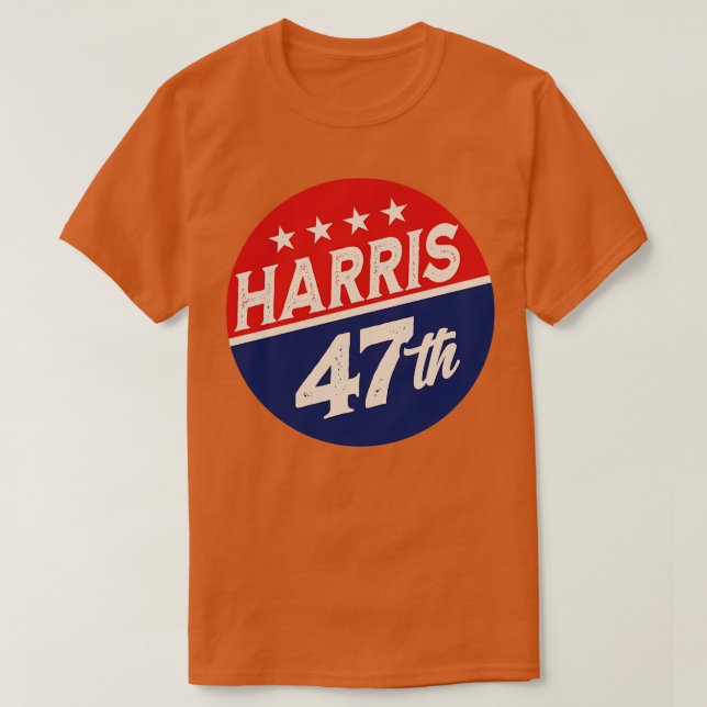 Det 47:e presidentvalet Kampanj Retro Design T T Shirt (Design framsida)