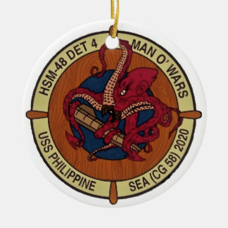 Det 4 Jul till havs Julgransprydnad Keramik