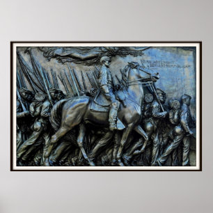Det 54th Massachusetts volontärinfanterit Regimen Poster