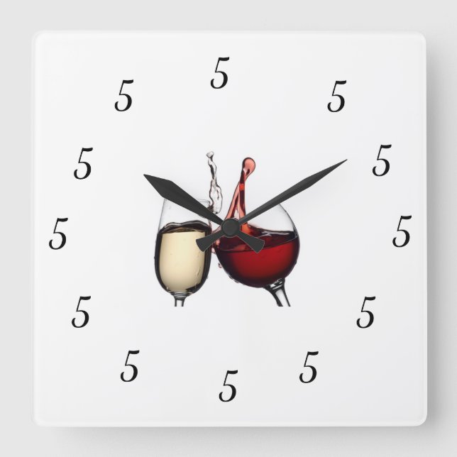 **DET 5:00**-KLOCK SOM VERKLIGEN HAR "HELA DAG" FYRKANTIG KLOCKA (Framsida)