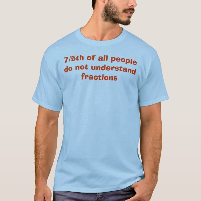det 7/5. folket förstår allra inte del tee shirt (Framsida)