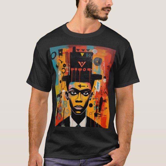 Det afrikanska kulturella pridet Amerikansk histor T Shirt (Framsida)