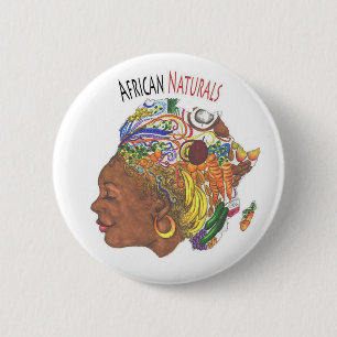 Det afrikanska Naturalslagret knäppas Knapp